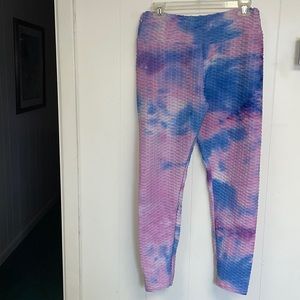 Pink & Blue Leggings